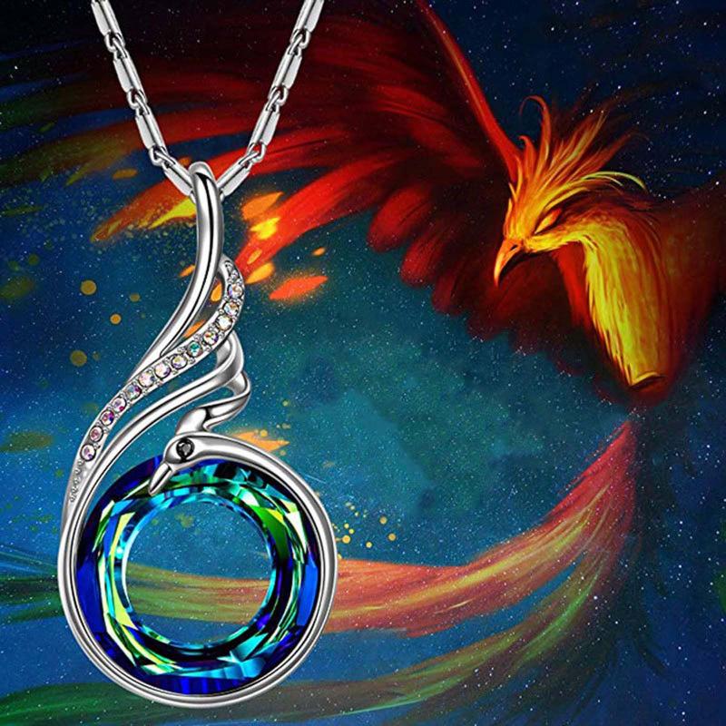 Creative Women Gradient Necklace Colorful Crystal Peacock Pendant Necklace Ladies Party Jewelry Valentine's Day Gifts F70
Creative Women Gradient Necklace Colorful Crystal Peacock Pendant Necklace Ladies Party Jewelry Valentine's Day Gifts F70