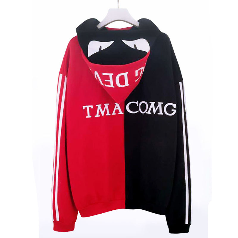 April MOMO Men Letter Embroidery Hoodies Sweatshirts Thick Warm Hoody Headwear Hoodie Hip Hop Streetwear Pullovers Men 201127