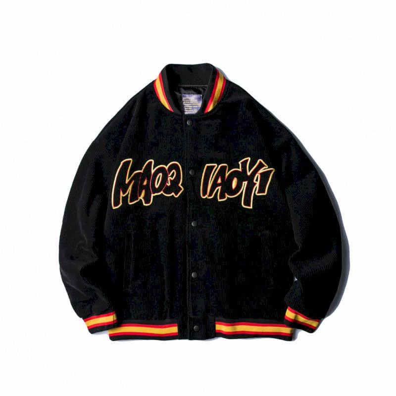 Men's Jackets Korean Fashion Corduroy Baseball Jacket Men Women Hip Hop Letter Embroidered Streetwear Retro Bomber Coats Varsity