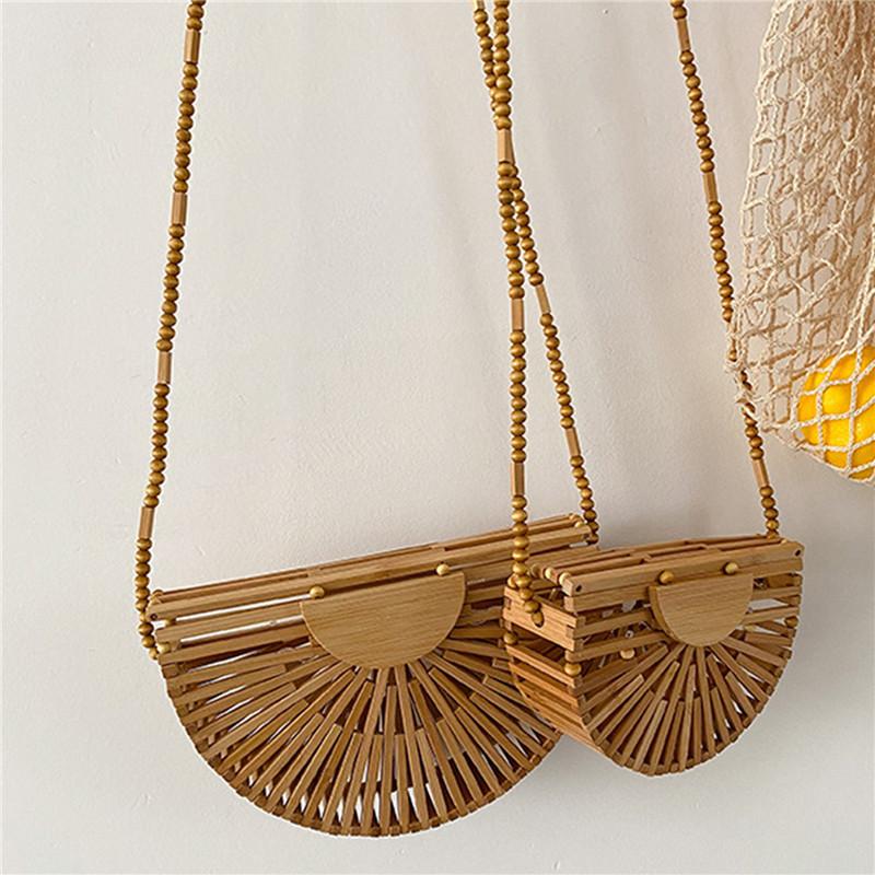 Evening Bags 2021 Summer Luxury Handbag For Women Shoulder Bag Semicircle Bamboo Woven Beach Mobile Phone Wallet, Beige
Evening Bags 2021 Summer Luxury Handbag For Women Shoulder Bag Semicircle Bamboo Woven Beach Mobile Phone Wallet, Beige