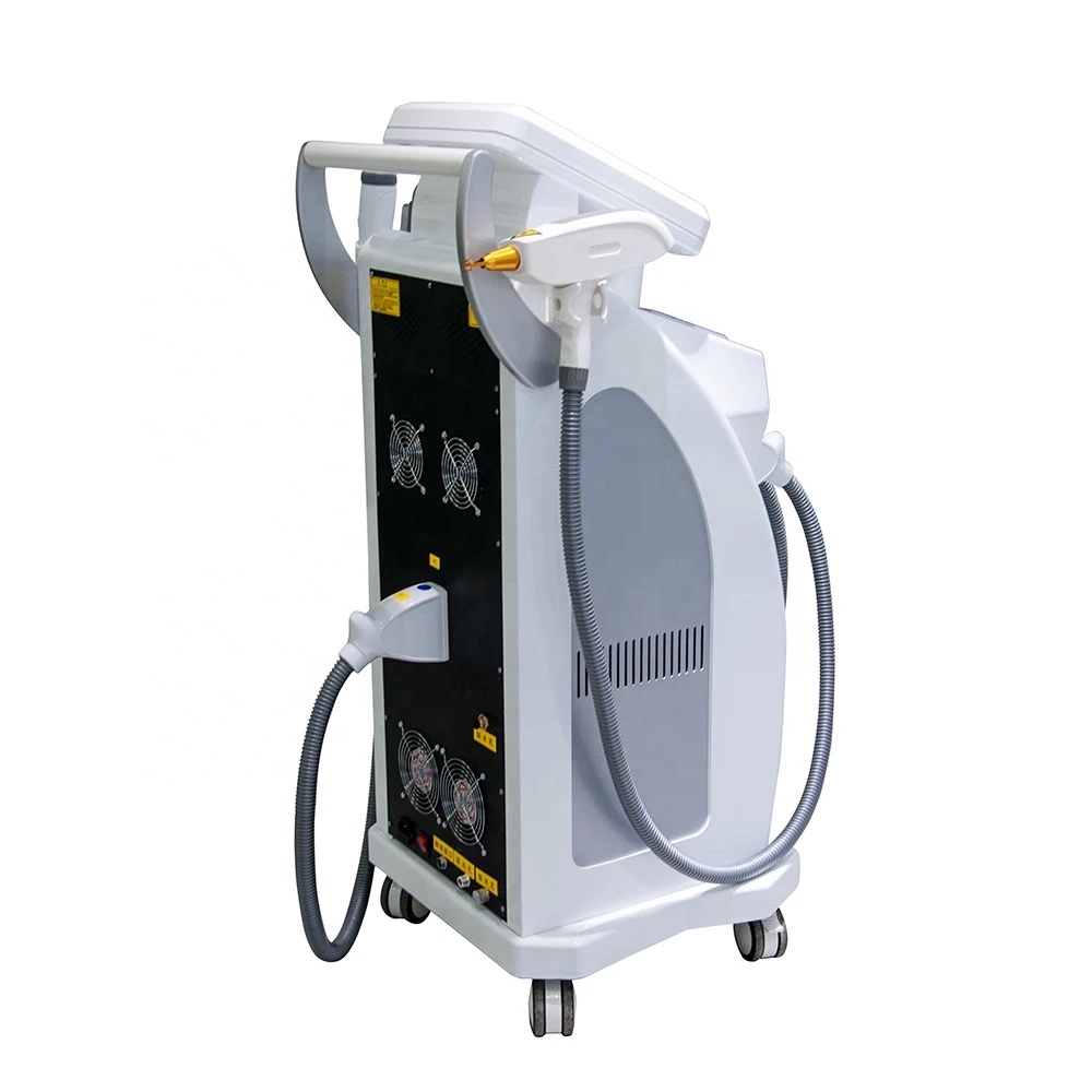 Multifunction opt Q-switched ND YAG LASER+IPL+RF+E Light 4 In 1 Beauty Equipment with Good result