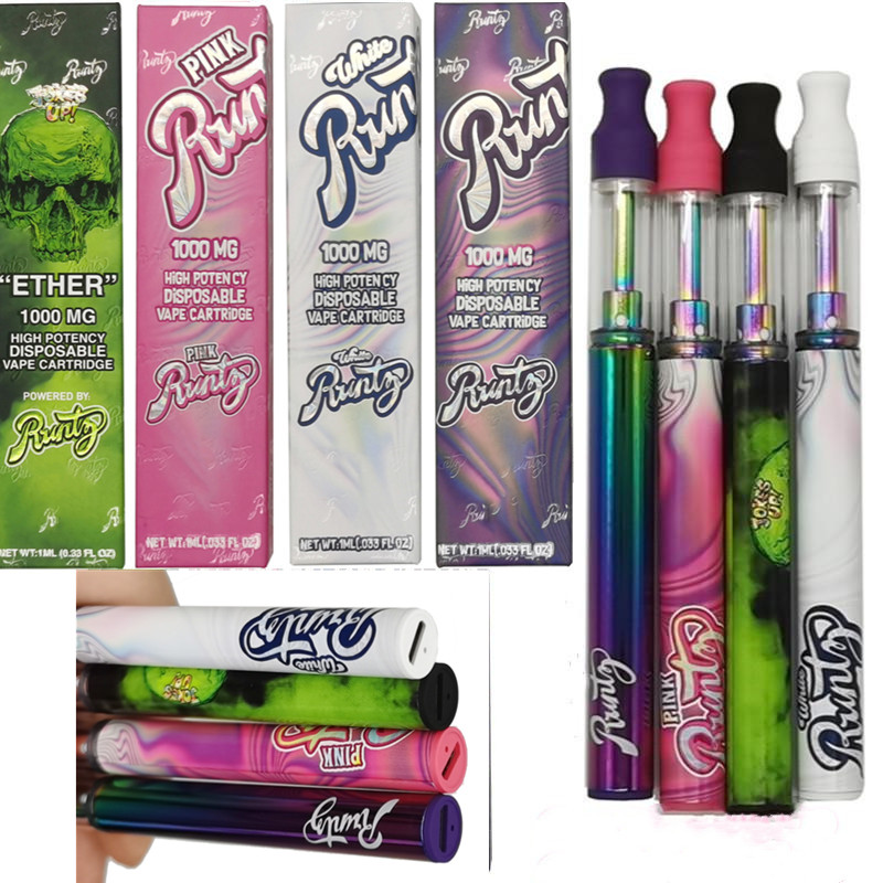 Runtz Disposable Vape pen Rechargeable 1.0ml Copper Tops Empty Vaporizer Cartridge 240mAh Battery PVC Plastic Cartridges Packaging thick oil
Runtz Disposable Vape pen Rechargeable 1.0ml Copper Tops Empty Vaporizer Cartridge 240mAh Battery PVC Plastic Cartridges Packaging thick oil
