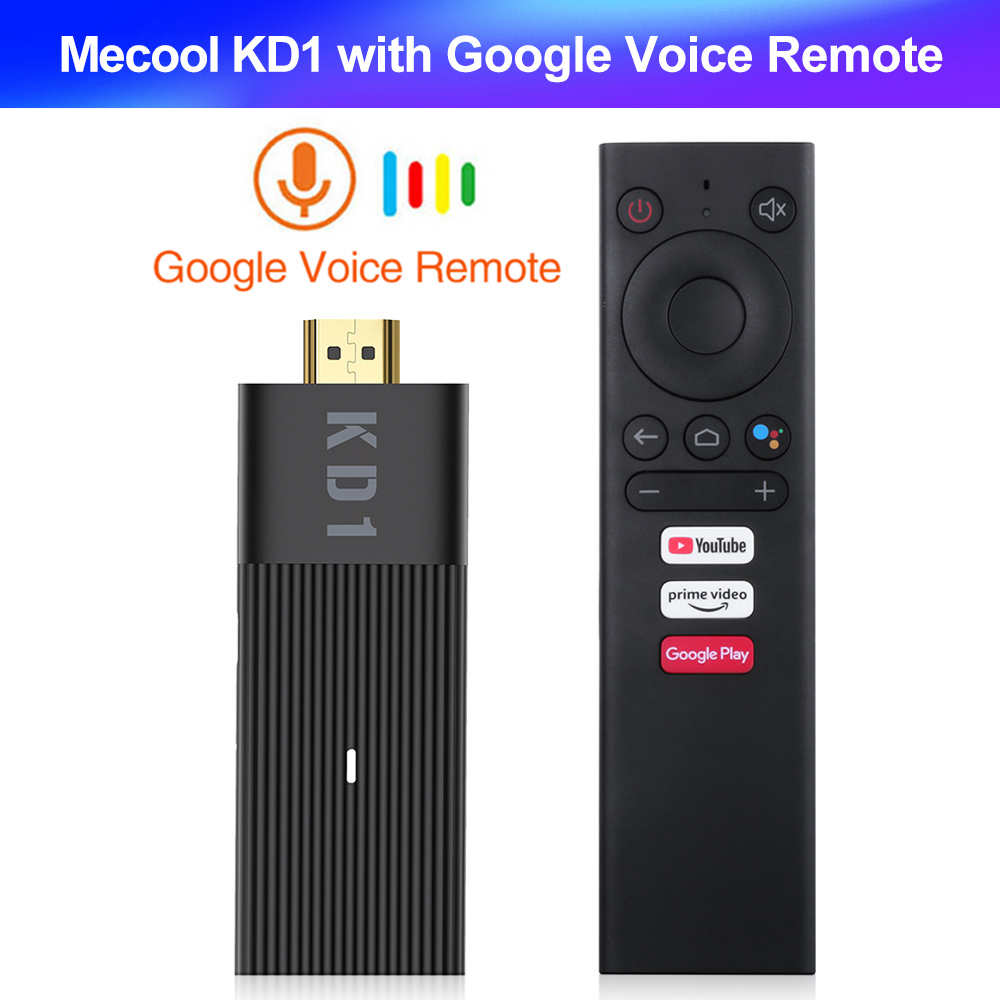 Mecool KD1 TV Stick Amlogic S905Y2 TV Box AndroidTV 10 2GB 16GB Support Google Certified Voice 4K 2.4G 5G WiFi BT TV Dongle
Mecool KD1 TV Stick Amlogic S905Y2 TV Box AndroidTV 10 2GB 16GB Support Google Certified Voice 4K 2.4G 5G WiFi BT TV Dongle