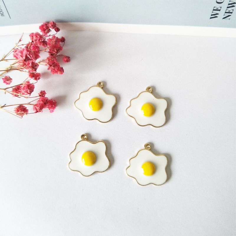 20pcs Classics Poached Egg Enamel Charms DIY Earring Finding Omelette Egg Pendants Floating Bracelet Hair Jewelry Accessory
20pcs Classics Poached Egg Enamel Charms DIY Earring Finding Omelette Egg Pendants Floating Bracelet Hair Jewelry Accessory
