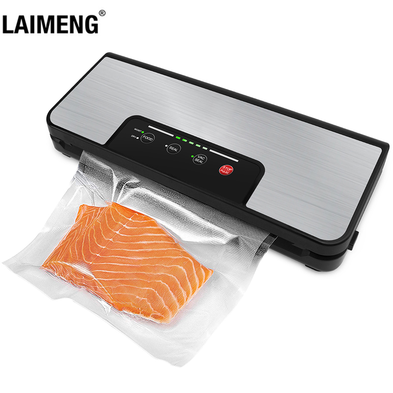 LAIMENG Vacuum Sealer with Roll Holder Pulse Function Sous Vide Vacuum Packing Machine For Food Storage Packer Vacuum Bags S285
LAIMENG Vacuum Sealer with Roll Holder Pulse Function Sous Vide Vacuum Packing Machine For Food Storage Packer Vacuum Bags S285