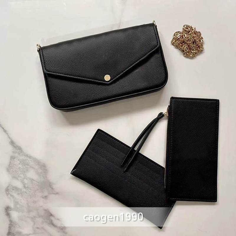 2021 gradient color three-in-one messenger bag cardholder wallet luxury designer brand ladies fashion spring and summer chain shoulder handbag with box, Make up the difference
2021 gradient color three-in-one messenger bag cardholder wallet luxury designer brand ladies fashion spring and summer chain shoulder handbag with box, Make up the difference