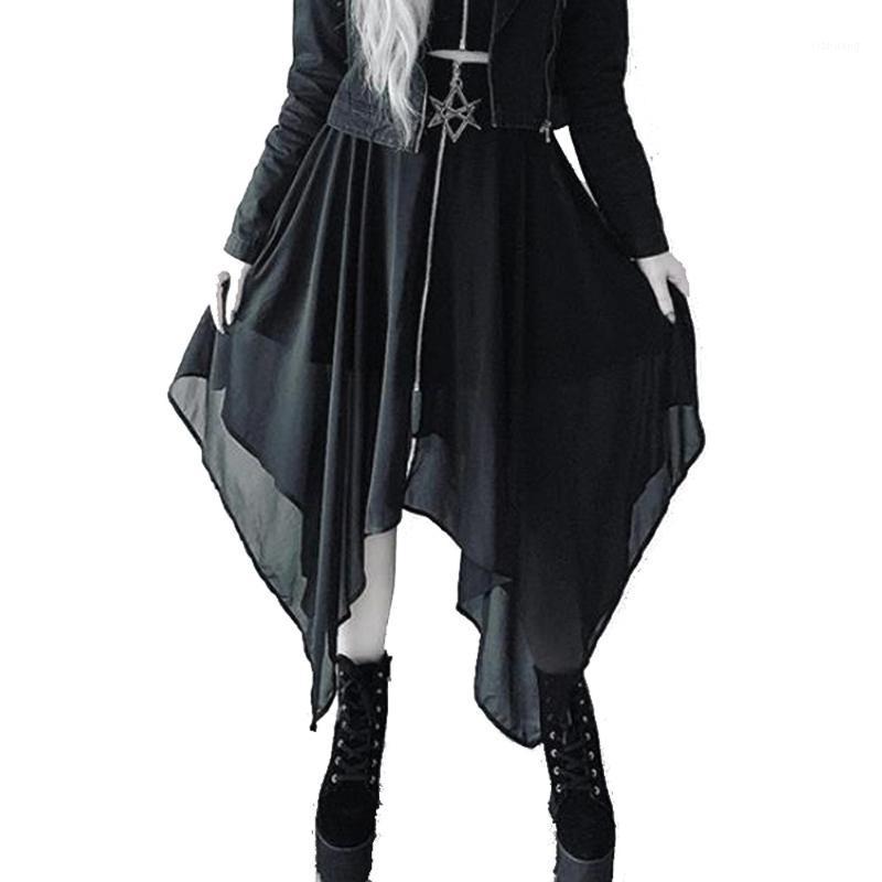 Skirts Women Irregular Chiffon Goth Skirt High Waist Female Punk Style Ladies Summer Streetwear Black Sexy Jupe Femme, Black skirt
Skirts Women Irregular Chiffon Goth Skirt High Waist Female Punk Style Ladies Summer Streetwear Black Sexy Jupe Femme, Black skirt
