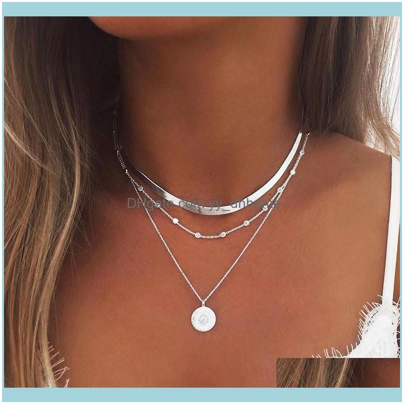 Necklaces & Pendants Jewelryeuropean And American Style Simple Multi-Layer Lotus Pendant Female Fashion Personality Gold Bead Disc Blade Cha
Necklaces & Pendants Jewelryeuropean And American Style Simple Multi-Layer Lotus Pendant Female Fashion Personality Gold Bead Disc Blade Cha