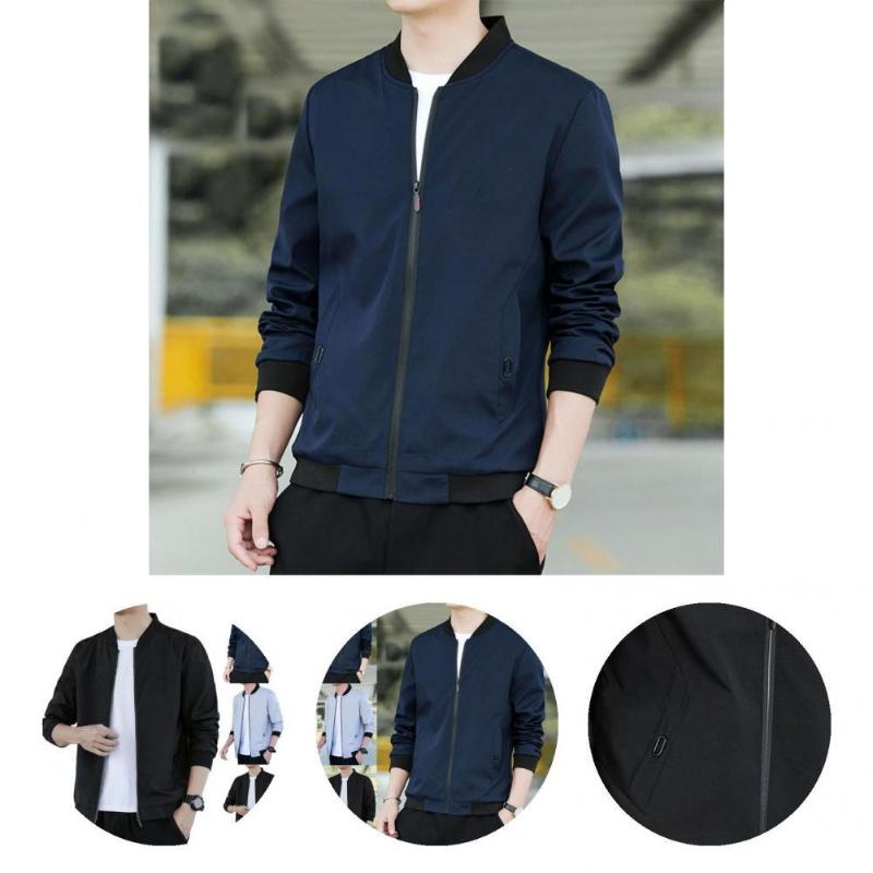 Men's Jackets Men Coat Solid Color Trendy Wear-resistant Great-stitching Spring, Black;brown
Men's Jackets Men Coat Solid Color Trendy Wear-resistant Great-stitching Spring, Black;brown