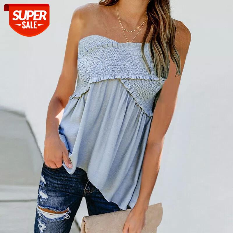 New Women Strapless Boob Tube Blouse Ladies Casual 2019 Fashion Bandeau Floral Summer Beach Holiday Vest Tank Tops #xA6M, White
New Women Strapless Boob Tube Blouse Ladies Casual 2019 Fashion Bandeau Floral Summer Beach Holiday Vest Tank Tops #xA6M, White