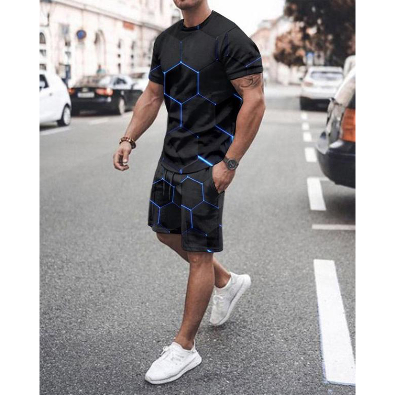 Rose figure men s sports suit short-sleeved T-shirt with shorts, comfortable, breathable and dry, daily leisure sports, Black
Rose figure men s sports suit short-sleeved T-shirt with shorts, comfortable, breathable and dry, daily leisure sports, Black