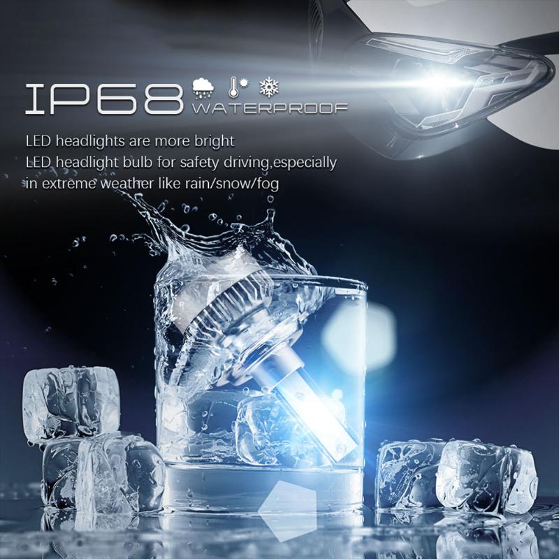 Car Headlights Lights LED Waterproof: Headlight Bulbs 2PCS H7 COB 110W 20000LM High Low Beam
Car Headlights Lights LED Waterproof: Headlight Bulbs 2PCS H7 COB 110W 20000LM High Low Beam