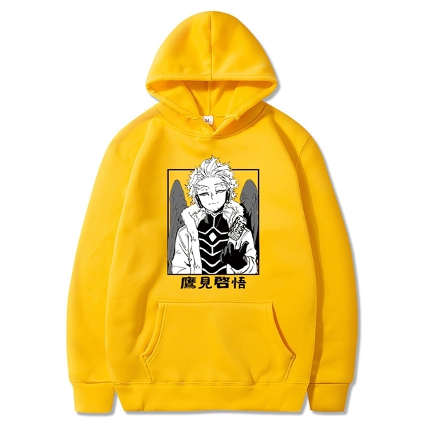 Anime Hoodie My Hero Academia Hoodies Hawks Bnha Printed Long-sleeved Cartoon Clothes Harajuku Women Sweatshirts Unisex Y0809