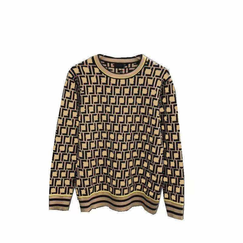 Designer high quality FF Women' Knits pullover sweaters Full body F LOGO jacquard loose sweater, Black
Designer high quality FF Women' Knits pullover sweaters Full body F LOGO jacquard loose sweater, Black