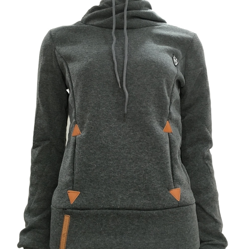 Autumn Casual Solid Hooded Hoodies Women Long Sleeve Plus Size Sweatshirts Pullover Fashion Tops Tracksuit Sweat Coat Female LJ201130