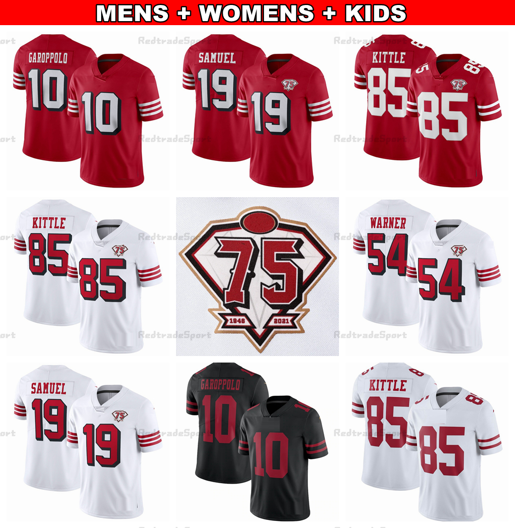 Mens 75th Football Jerseys Trey Lance Jimmy Garoppolo George Kittle Nick Bosa Aiyuk Deebo Samuel Ford Juszczyk Colin Kaepernick Montana Rice Warner Verrett Mostert, Kids s-xl
Mens 75th Football Jerseys Trey Lance Jimmy Garoppolo George Kittle Nick Bosa Aiyuk Deebo Samuel Ford Juszczyk Colin Kaepernick Montana Rice Warner Verrett Mostert, Kids s-xl