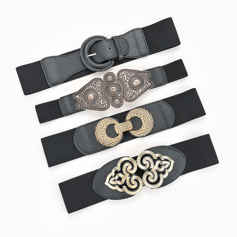 Designer belts R6YH 2023 Fashion Women Elastic Belts Luxury Metal Buckle Waist Strap Dress Coat Sweater Decorative Waistband D77F
Designer belts R6YH 2023 Fashion Women Elastic Belts Luxury Metal Buckle Waist Strap Dress Coat Sweater Decorative Waistband D77F