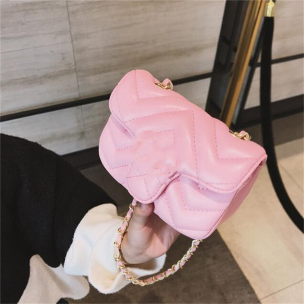 Candy Colors kids Girl Handbag Cute Chain Bag Purse Metal Letter Children's Princess One-Shoulder Messenger Bags, Pink
Candy Colors kids Girl Handbag Cute Chain Bag Purse Metal Letter Children's Princess One-Shoulder Messenger Bags, Pink