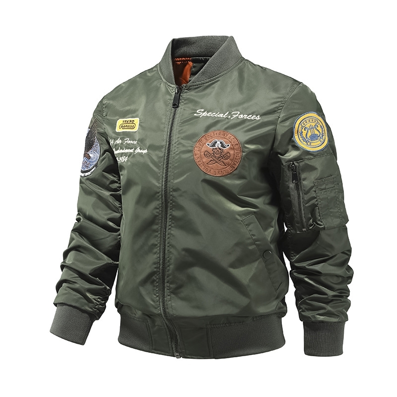 Flying suit embroidered tooling autumn fashion brand personalized jacket men's Jack, Black
Flying suit embroidered tooling autumn fashion brand personalized jacket men's Jack, Black