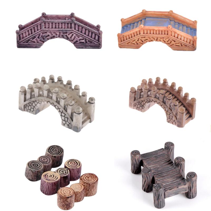 Decorative Objects & Figurines Resin Bridge Mini Crafts Fairy Garden Miniatures DIY Terrarium Succulents Micro Landscape Decoration
Decorative Objects & Figurines Resin Bridge Mini Crafts Fairy Garden Miniatures DIY Terrarium Succulents Micro Landscape Decoration