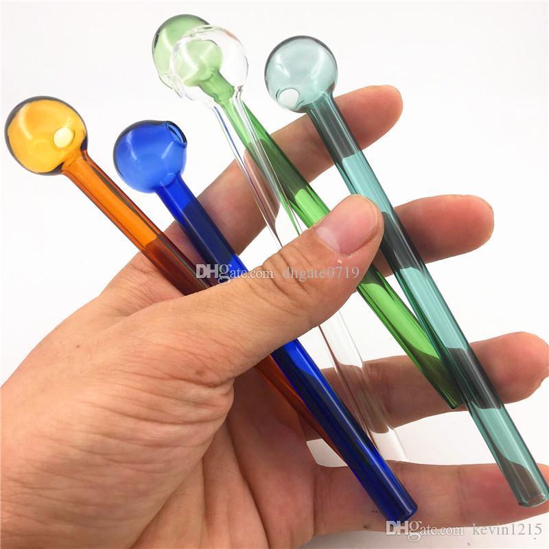 13cm Long--Colored glass Oil Burner Thick Glass oil Tube pipe Glass Puff Cheap Great Pyrex Oil Nail Somking Pipes
13cm Long--Colored glass Oil Burner Thick Glass oil Tube pipe Glass Puff Cheap Great Pyrex Oil Nail Somking Pipes