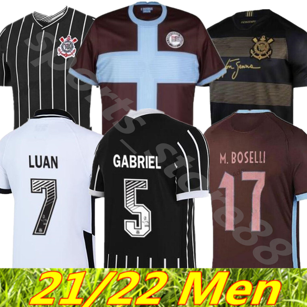2021 2022 Corinthian Paulista Soccer Jersey 21 22 #10 PEDRINHO M.BOSELLI #7 LUAN VAGNER LOVE FAGNER Football Shirt Uniform, Black;yellow
2021 2022 Corinthian Paulista Soccer Jersey 21 22 #10 PEDRINHO M.BOSELLI #7 LUAN VAGNER LOVE FAGNER Football Shirt Uniform, Black;yellow