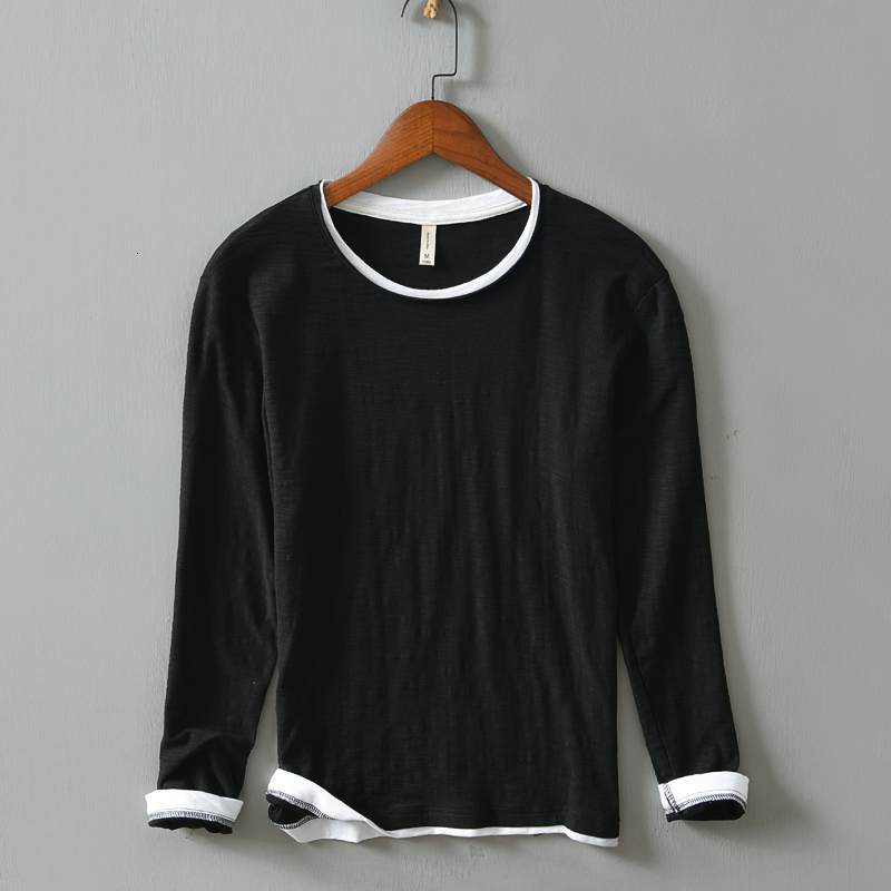 2021 New 100% Algodo De Manga Comprida Casual Azul t Camisa Masculina Tendncia Da Moda Slida Camiseta Para Homens Confortvel Em Torno Do Pes, White
2021 New 100% Algodo De Manga Comprida Casual Azul t Camisa Masculina Tendncia Da Moda Slida Camiseta Para Homens Confortvel Em Torno Do Pes, White