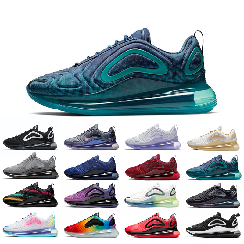 Original Running Shoes 720 True Aqua Powder Black Red Bold Branding Bubble Cool Grey Midnight Navy Nightshade Oreo Oxygen Purple Sunrise Sunset Volt New Arrive