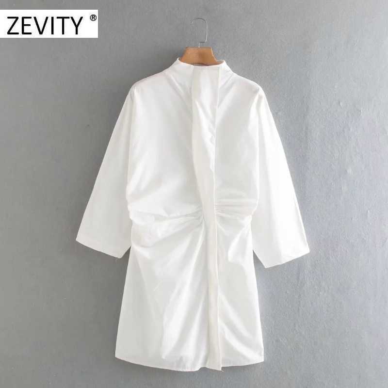 Zevity women fashion stand collar pleats slim mini dress female batwing sleeve breasted vestidos chic casual slim dresses DS4216 210603, As pic ds4216ld
Zevity women fashion stand collar pleats slim mini dress female batwing sleeve breasted vestidos chic casual slim dresses DS4216 210603, As pic ds4216ld