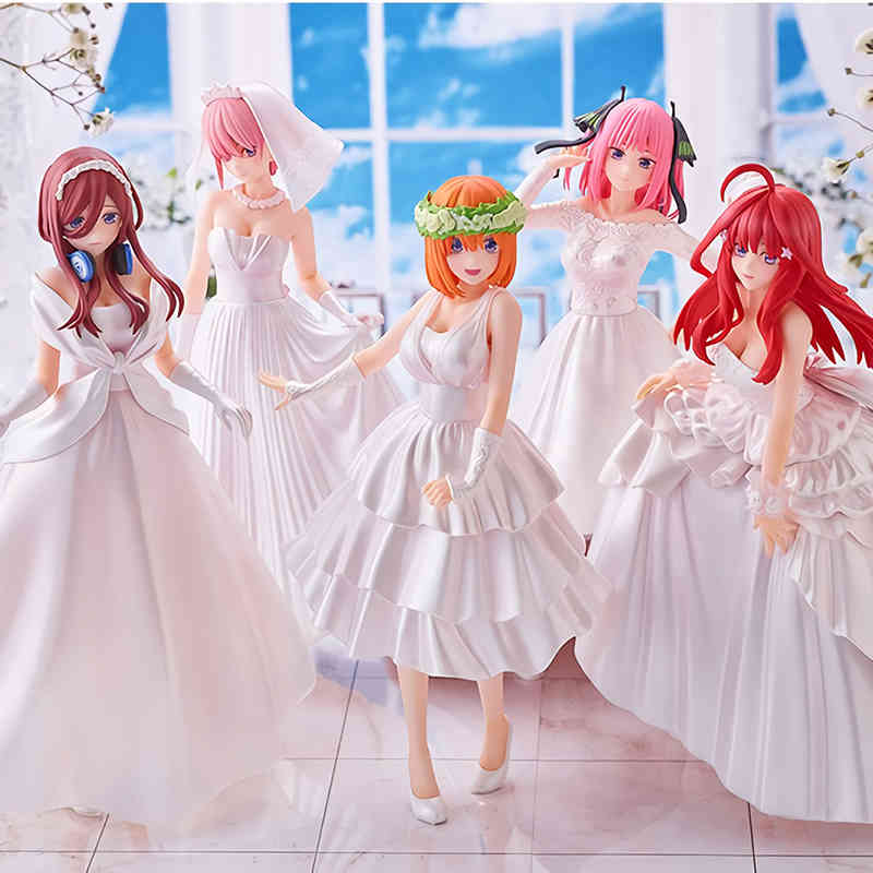 Judai Original Banprto Ichiban Kuji Gotoubun no Hanayome Nakano Ichika Nino Miku Yotsuba Itsuki Bride Style Action Figure Toys
Judai Original Banprto Ichiban Kuji Gotoubun no Hanayome Nakano Ichika Nino Miku Yotsuba Itsuki Bride Style Action Figure Toys