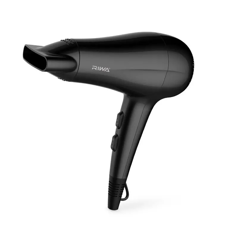 RIWA RC-7132 and RC-7136 Household Electric Hair Dryer Air Temperature Adjustment - Black