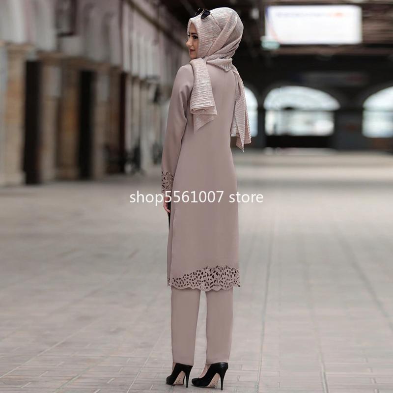Ethnic Clothing Ramadan Eid Abaya Turkey Muslim Hijab Dress Kaftan Dubai Set Caftan Turkish Islamic African Dresses For Women Ropa Suit