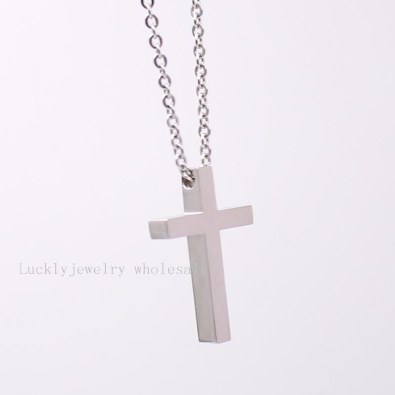 Pendant Necklaces Quality Stainless Steel Huge Cross Necklace 24 Inch Oval Chain For Women Mens
Pendant Necklaces Quality Stainless Steel Huge Cross Necklace 24 Inch Oval Chain For Women Mens
