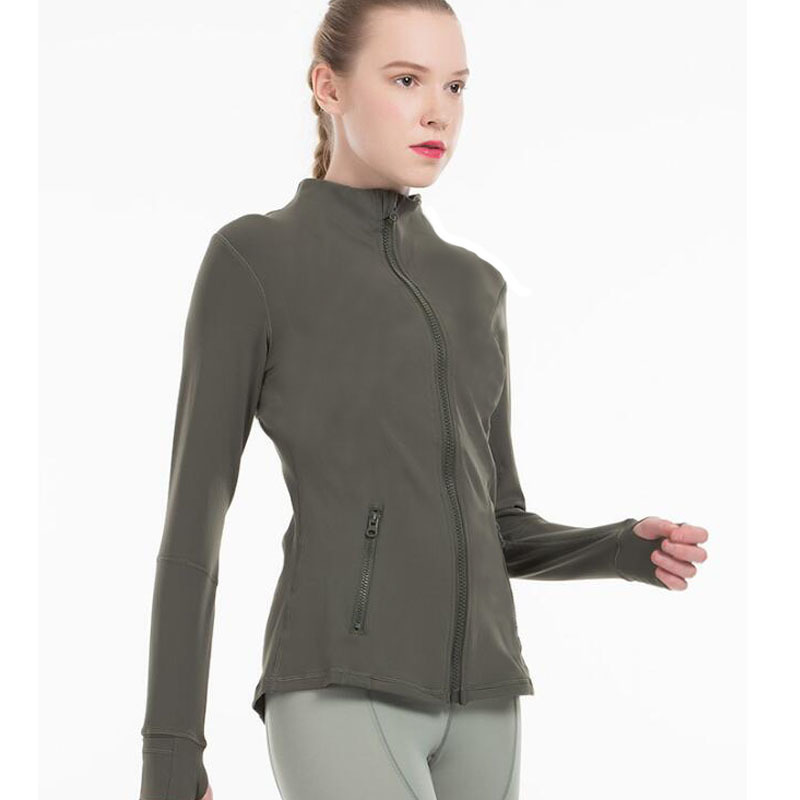 Solid color Women skinny Jackets Top Quality Stand Collar Jackets Outdoor Jacket 201113