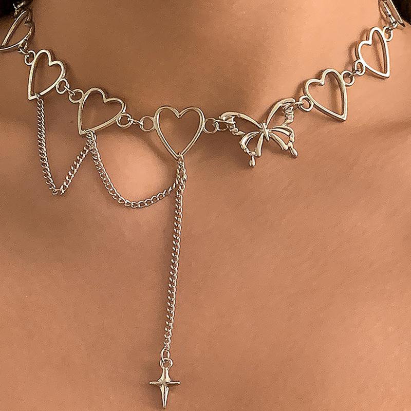 Chains 2022 Trendy Multilayer Cross Heart Necklace For Women Fashion Gold Silver Color Geometric Chain Collar Jewelry Gift
Chains 2022 Trendy Multilayer Cross Heart Necklace For Women Fashion Gold Silver Color Geometric Chain Collar Jewelry Gift