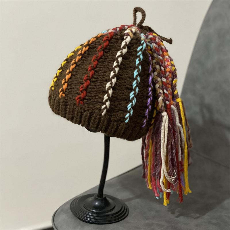 Hair Clips & Barrettes Punk Style Dirty Braid Hat Handmade Knitted Hats Outdoor Keep Warm Accessory Cool Gift For Friends Winter Cap, Golden;silver
Hair Clips & Barrettes Punk Style Dirty Braid Hat Handmade Knitted Hats Outdoor Keep Warm Accessory Cool Gift For Friends Winter Cap, Golden;silver