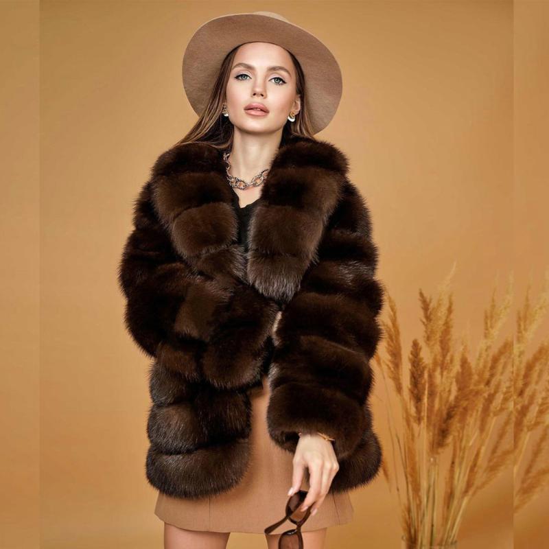 Women's Fur & Faux 2021 Winter Real Jacket High Quality Thick Warm Full Pelt Natural Coats Turn-down Collar Luxury Outwear, Black
Women's Fur & Faux 2021 Winter Real Jacket High Quality Thick Warm Full Pelt Natural Coats Turn-down Collar Luxury Outwear, Black