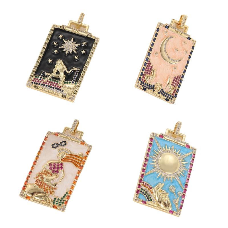 Charms F2TD Personalized Hip Hop Pendant Necklace Creative Rectangular Tag Fashion Exquisite Men Women, Bronze;silver
Charms F2TD Personalized Hip Hop Pendant Necklace Creative Rectangular Tag Fashion Exquisite Men Women, Bronze;silver