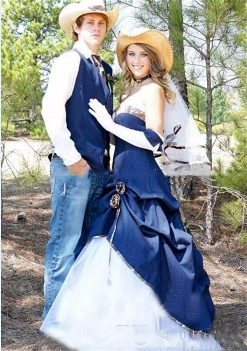 Bridal Gowns Cowboy Camo Wedding Dresses Sweetheart Pleats Corset Back A Line Floor Length Vintage Garden Country Vestidos De Noiva