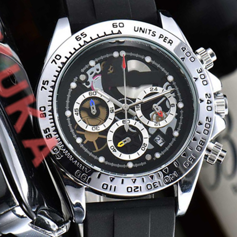 2021 Men Full Chronograph Mens Watch Date Pat rizzi Quarz Movement Master Rubber Band Solo Watch Motre luxe de Watches Wristwatches, Slivery;brown
2021 Men Full Chronograph Mens Watch Date Pat rizzi Quarz Movement Master Rubber Band Solo Watch Motre luxe de Watches Wristwatches, Slivery;brown