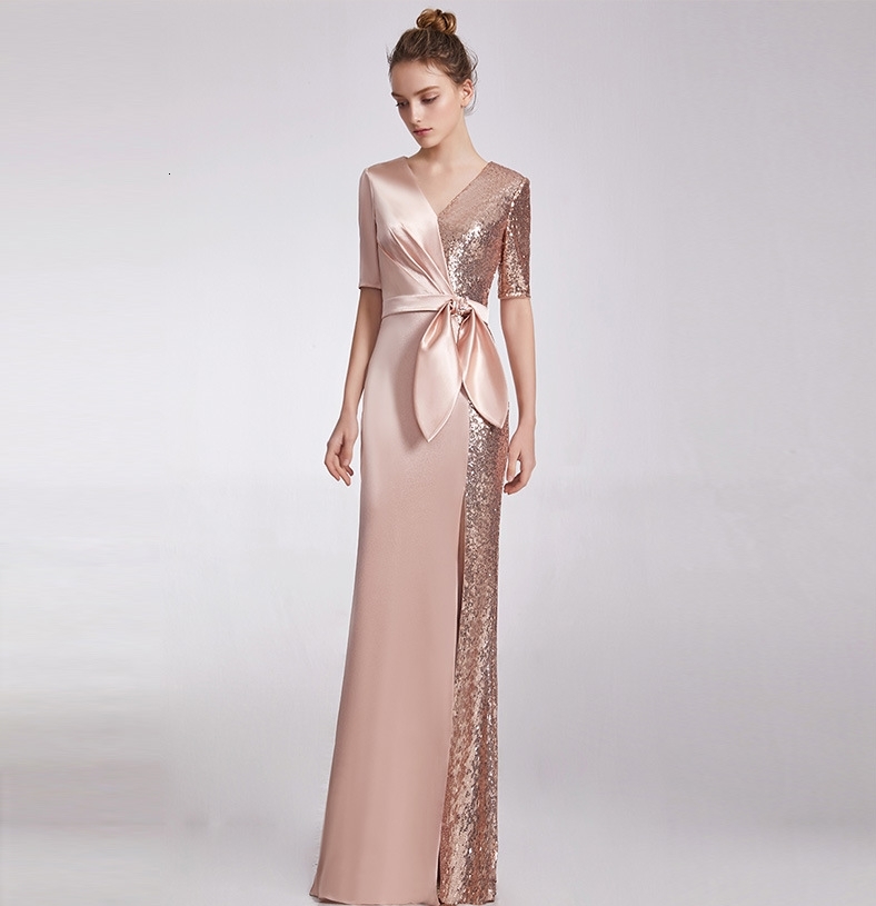 2021 New a Line Sequins Golden Long Prom Party Es Evening Gown Formal Women Elegant Robe De Soiree I250, Picture color
2021 New a Line Sequins Golden Long Prom Party Es Evening Gown Formal Women Elegant Robe De Soiree I250, Picture color