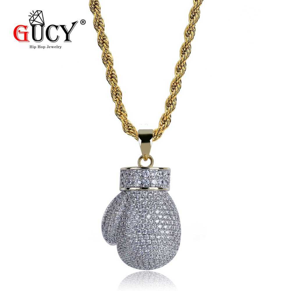 GUCY Hip Hop Boxing Pendant Necklace All Iced Out Micro Pave Cubic Zircon Stone Gold Color Plated Copper Material Mens Best Gift X0707
GUCY Hip Hop Boxing Pendant Necklace All Iced Out Micro Pave Cubic Zircon Stone Gold Color Plated Copper Material Mens Best Gift X0707