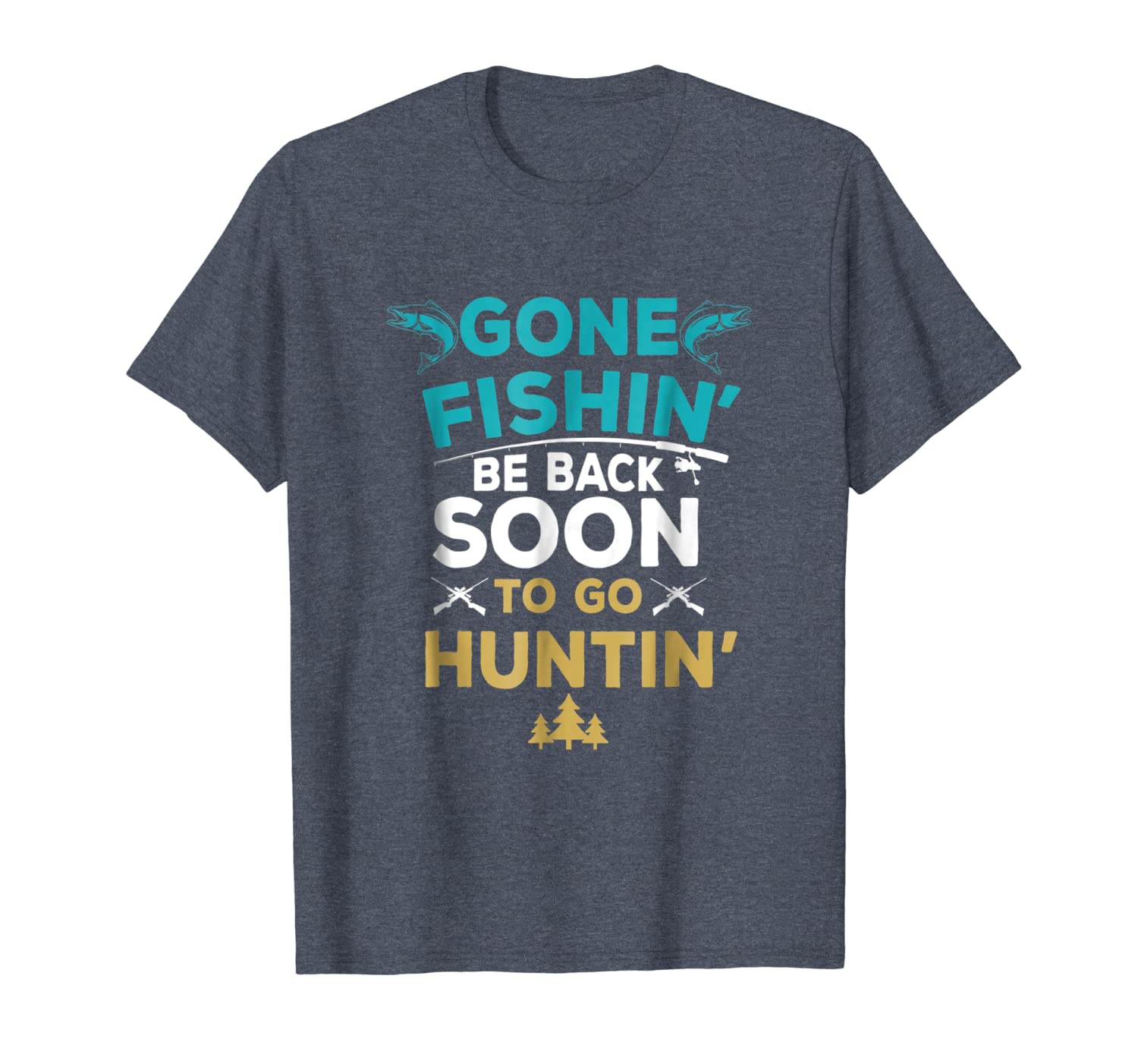 funny fishing hunter t-shirt hunting fisherman gift, White;black