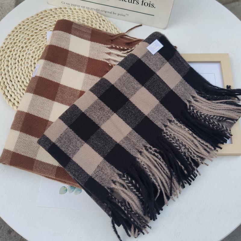 Scarves Couple's Scarf Warm Autumn And Winter Imitation Cashmere Retro British Tassel Long Plaid Shawl Fashion Neck, Blue;gray
Scarves Couple's Scarf Warm Autumn And Winter Imitation Cashmere Retro British Tassel Long Plaid Shawl Fashion Neck, Blue;gray