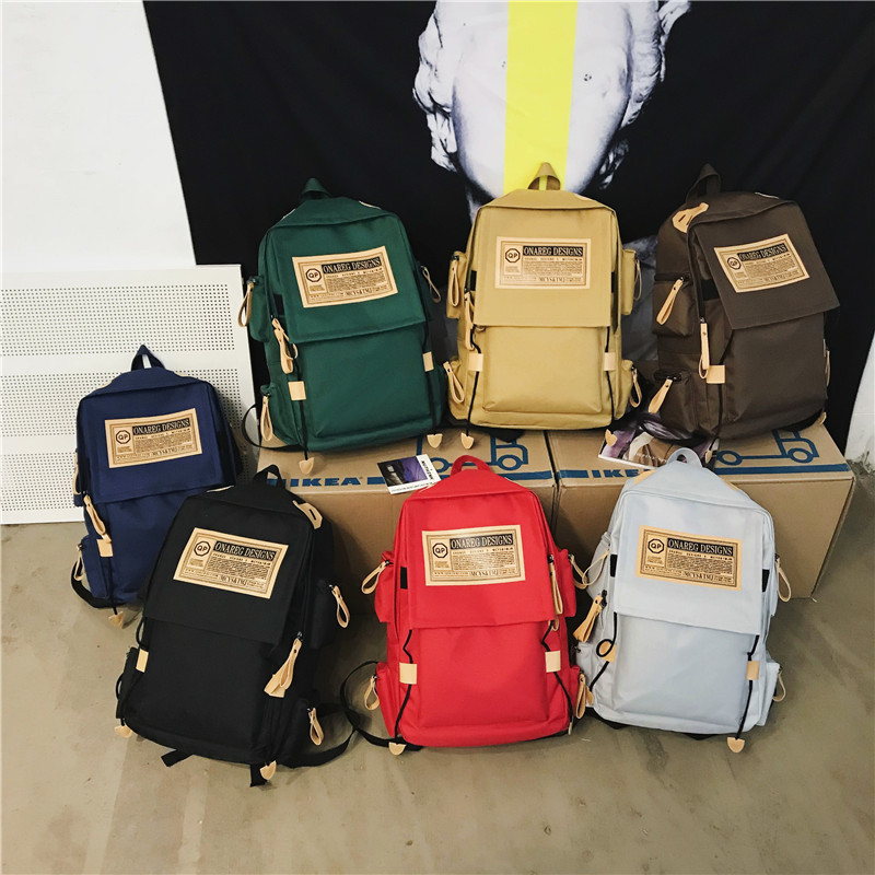2022 New Luxurys Bag Campus backpack female fashion schoolbags Korean schoolbag high quality bags computer backpacks Oxford cloth bag Color 7, As picture
2022 New Luxurys Bag Campus backpack female fashion schoolbags Korean schoolbag high quality bags computer backpacks Oxford cloth bag Color 7, As picture
