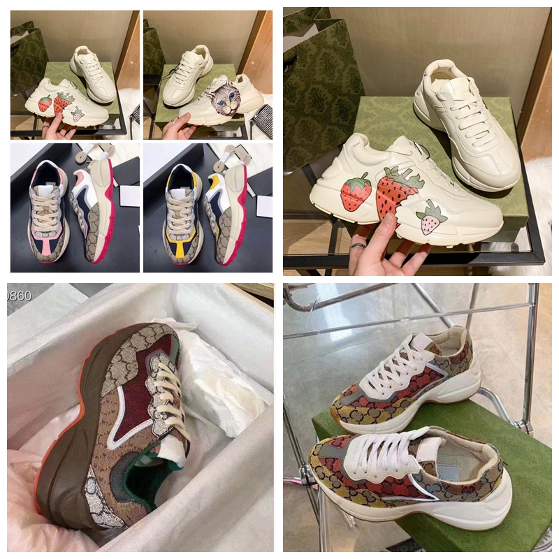 Wholesale Designer shoes Classic Casual Rhyton Sneakers Beige Mens Womens Trainers Vintage Luxury Chaussures Fashion Wave Mouth Sneaker with, Black
Wholesale Designer shoes Classic Casual Rhyton Sneakers Beige Mens Womens Trainers Vintage Luxury Chaussures Fashion Wave Mouth Sneaker with, Black