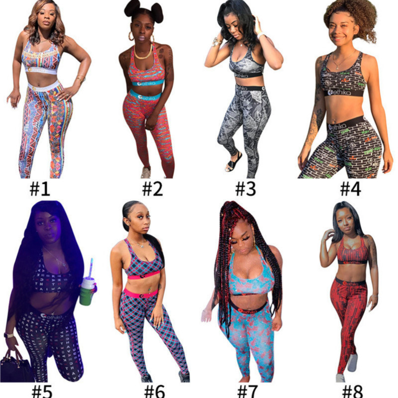 Women Ethika Tracksuit Printing Personalized Bra Long Pants Two Piece Outfits Summer Leisure Suit Various Platform Styles 2021, Gray
Women Ethika Tracksuit Printing Personalized Bra Long Pants Two Piece Outfits Summer Leisure Suit Various Platform Styles 2021, Gray