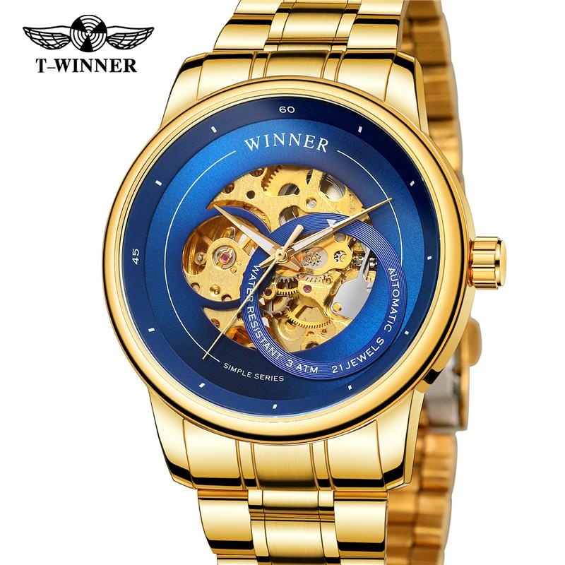 Wristwatches WINNER Automatic Mechanical Men Wristwatch Military Army Sport Male Clock Top Skeleton Fashion Man Watch Gift 8190, Slivery;brown
Wristwatches WINNER Automatic Mechanical Men Wristwatch Military Army Sport Male Clock Top Skeleton Fashion Man Watch Gift 8190, Slivery;brown