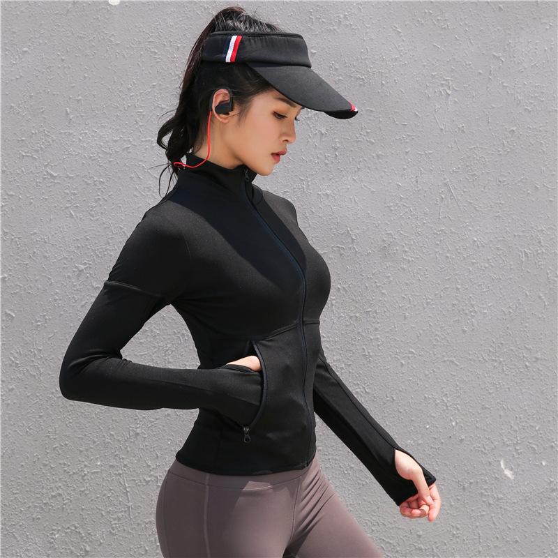 New Woman Long Sleeve Sports shirt Running tops deportivos mujer fitness gym top workout shirts for women yoga crop top, Black
New Woman Long Sleeve Sports shirt Running tops deportivos mujer fitness gym top workout shirts for women yoga crop top, Black