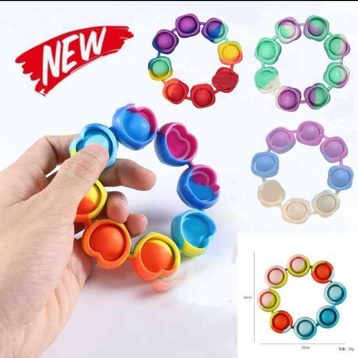 Rainbow Fidget Pies Fight Stress Toys For Adults And Children With Sensory Relief Autism Wristbands Wholesale
Rainbow Fidget Pies Fight Stress Toys For Adults And Children With Sensory Relief Autism Wristbands Wholesale